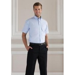 Russell•MENS SHORT SLEEVE EASY CARE OXFORD SHIRT
