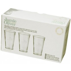 Jamie Oliver•Sklenené poháre (3 ks) na vodu (350 ml)