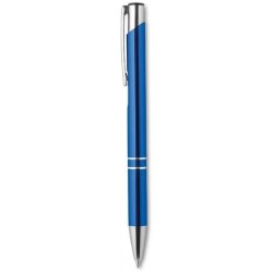 Hliníkové guľôčkové pero (modrá náplň)