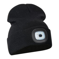 RPET čiapka s LED svetlom Maitland 200 mAh